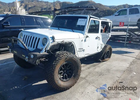 2015 Jeep Wrangler Unlimited Sport from USA, damaged, VIN 1C4BJWDG6FL682664
